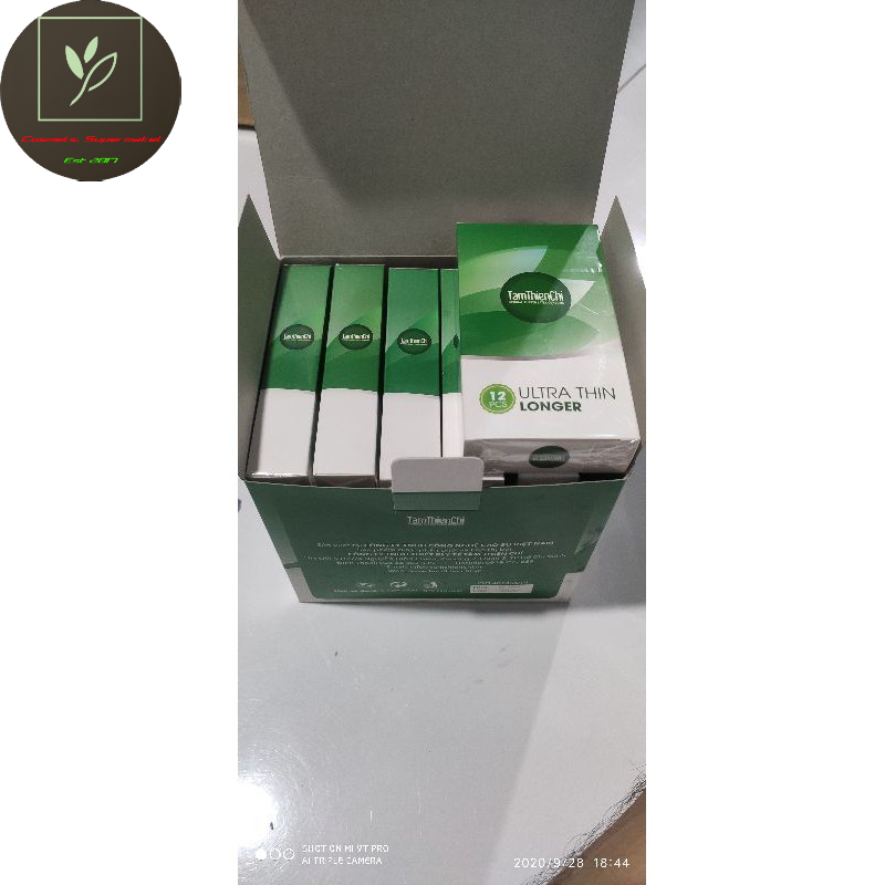 (12 CÁI) Bao cao su Ultra Thin Longer Tâm Thiện Chí