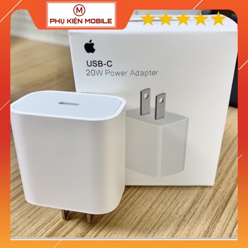 BỘ SẠC CÁP 20W CAO CẤP DÀNH CHO IPHONE -SẠC NHANH 20W -CÁP C TO LIGHTNIGH- BẢO HÀNH 3 THÁNG