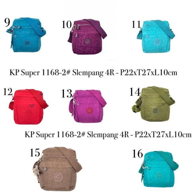 Kipling Túi 1168-2 Slempang 4r Hàng Nhập Khẩu Chất Lượng Cao