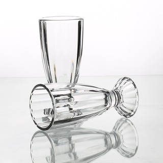 Bộ 6 ly thủy tinh sọc kẻ 390ml qianly