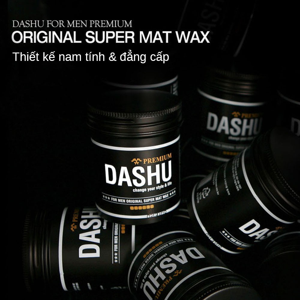 Sáp vuốt tóc nam Tạo kiểu linh hoạt Giữ nếp tốt không bóng DASHU For Men Premium Original Super Mat SAP02