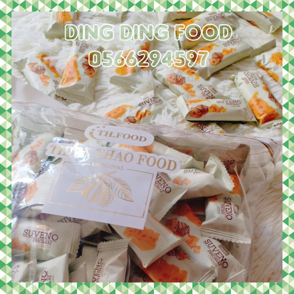 Mới - 500g Bánh Xốp Suveno Vị Phô Mai, Kem Cheese, Sữa Chua Giòn Thiên Thảo, Ăn Vặt Siêu Ngon, DING DING FOOD