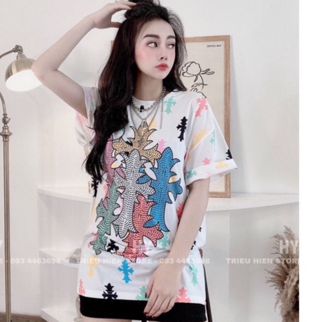 Áo thun hình chữ thập 7 sắc màu