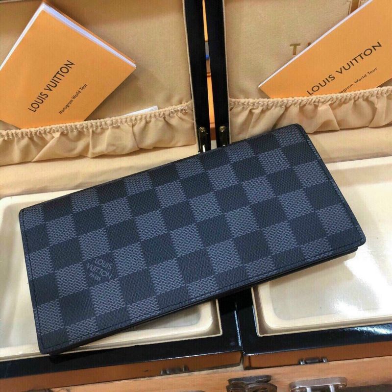 Ví nam lv dài da thật 6 màu logo sắc nét fullbox