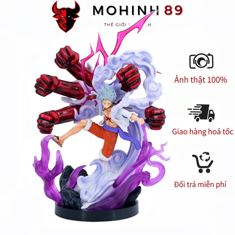 🔥Hàng khủng🔥Mô hình Luffy G5 bản mới 6 tay tư thế chiến đấu hàng loại 1 siêu đẹp-m - Mô hình Onepiece