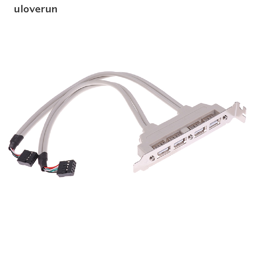 Dây Cáp Nối Dài 4 Cổng USB 2.0-9 Pin Dành Cho Bảng Điều Khiển Máy Tính