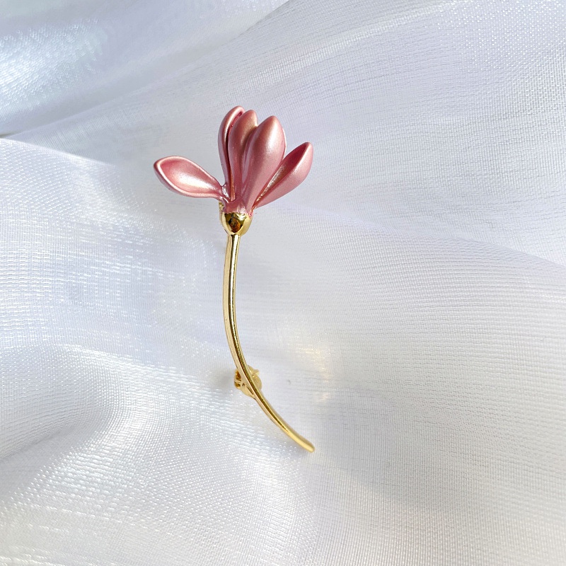 Ghim Cài Áo Hình Hoa Sen Đính Đá Phong Cách Vintage