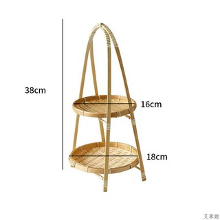 Kệ mẹt tre loại 2 tầng