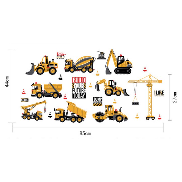 Decal xe oto, xe bồn - TV6076