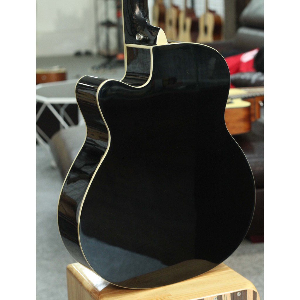 Đàn Guitar Acoustic Morrison MGW 405CBK-G+ Tặng bao mỏng +capo + pic + ty chỉnh cần