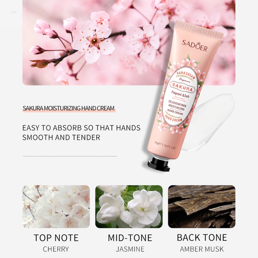 Kem Dưỡng Da Tay Chiết Xuất Thực Vật 30g Dưỡng Ẩm Chăm Sóc Da