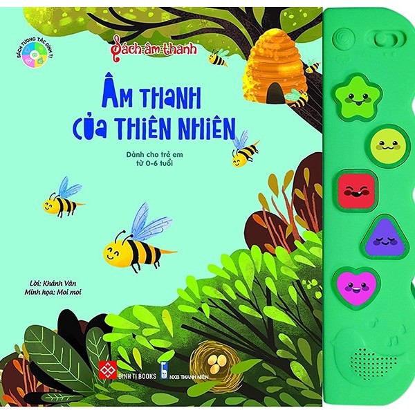 Sách Âm Thanh - Âm Thanh Của Thiên Nhiên - Dành cho trẻ em từ 0-6 tuổi