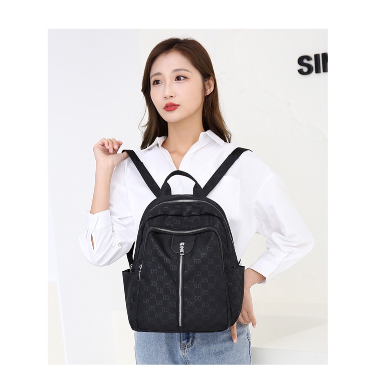 Ba Lô Du Lịch Vải Oxford In Chữ Phong Cách Thời Trang 2022 Cho Nữ