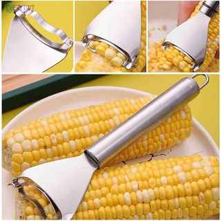 【Ready Stock】1 * One-Step Corn Peeler Thresher Tool Kitchen Corn Cob Kerneler Cutter Stripper@New