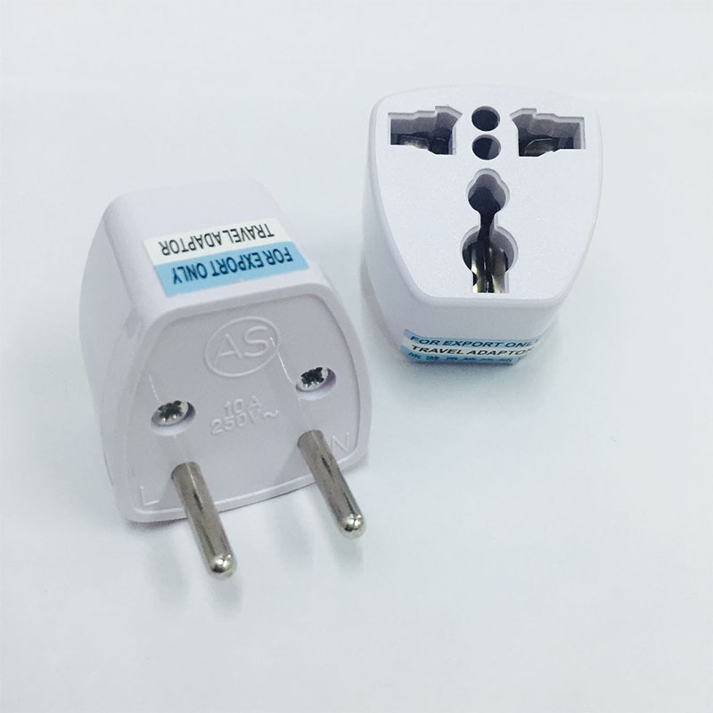 Ổ Chuyển Đổi Phích Cắm 3 Chân/3 Chấu Sang 2 Chân/2 Chấu Chịu Tải 10A-220V Tiện Lợi Mang Đi Du Lịch-OC05 -Gia Dụng Tý Tẹo
