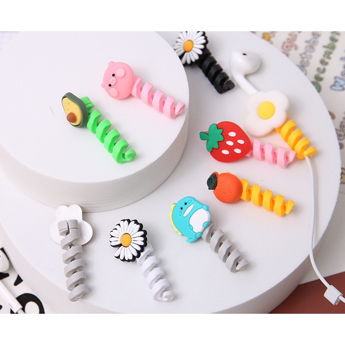 Phụ Kiện Bảo Vệ Dây Cáp Sạc Usb Dễ Thương