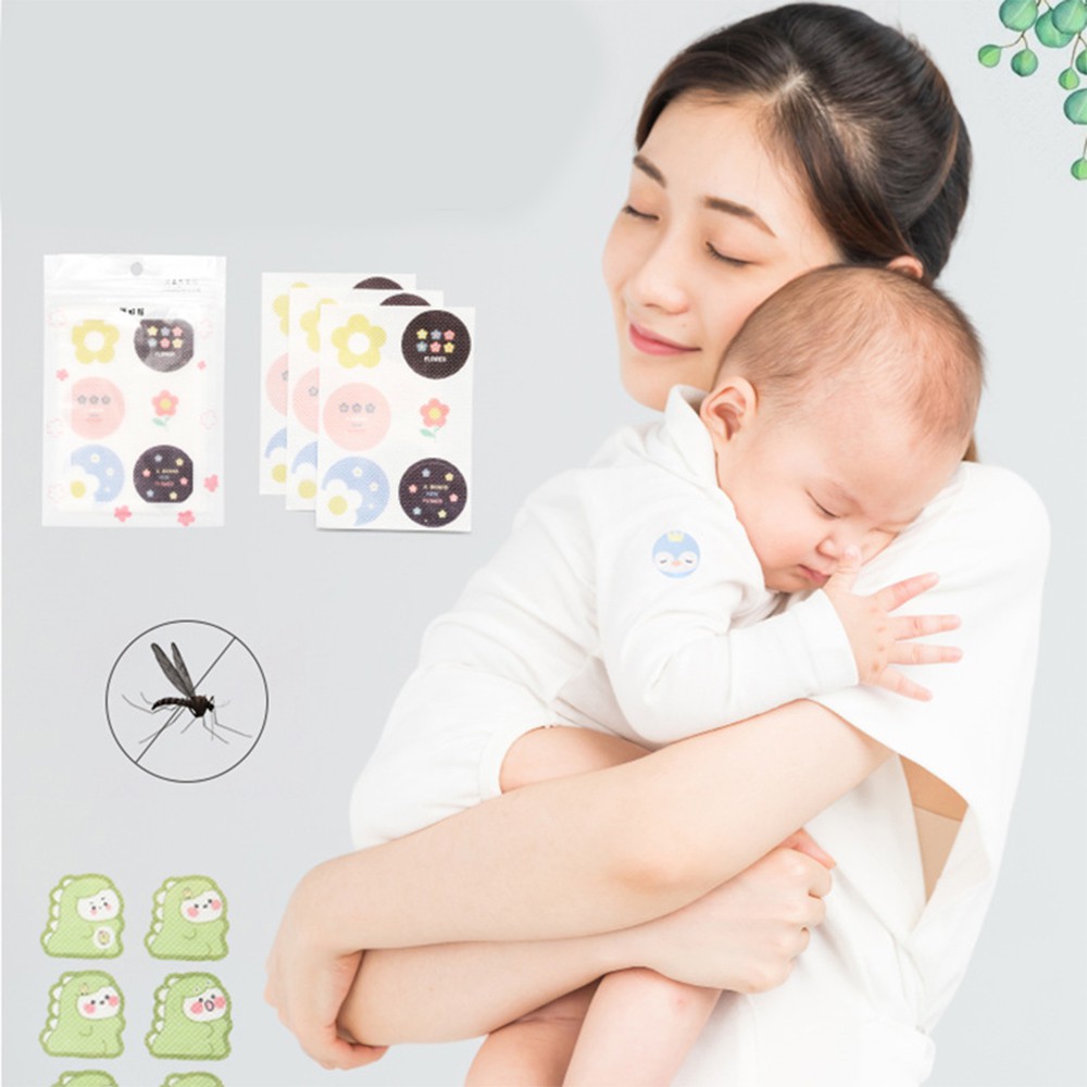 Set 18 Miếng Dính Tránh Muỗi Cho Bé - Hoạt Hình K9 - Tinh Dầu Xua Côn Trùng