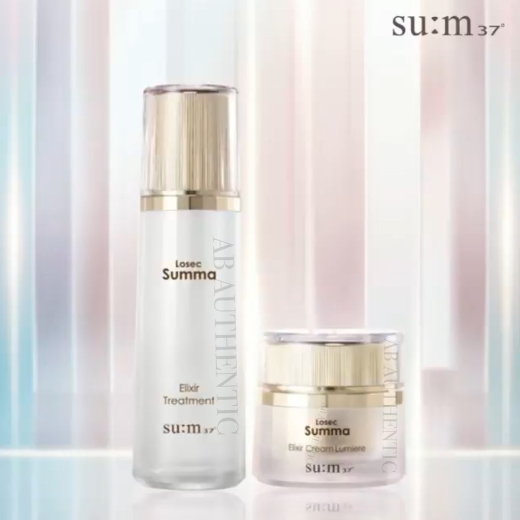 [Mẫu mới] Gói sample kem Sum37 losecSumma Elixir cream lumiere Sum 37 1ml chuyên dưỡng trắng, tái tạo trẻ hóa da