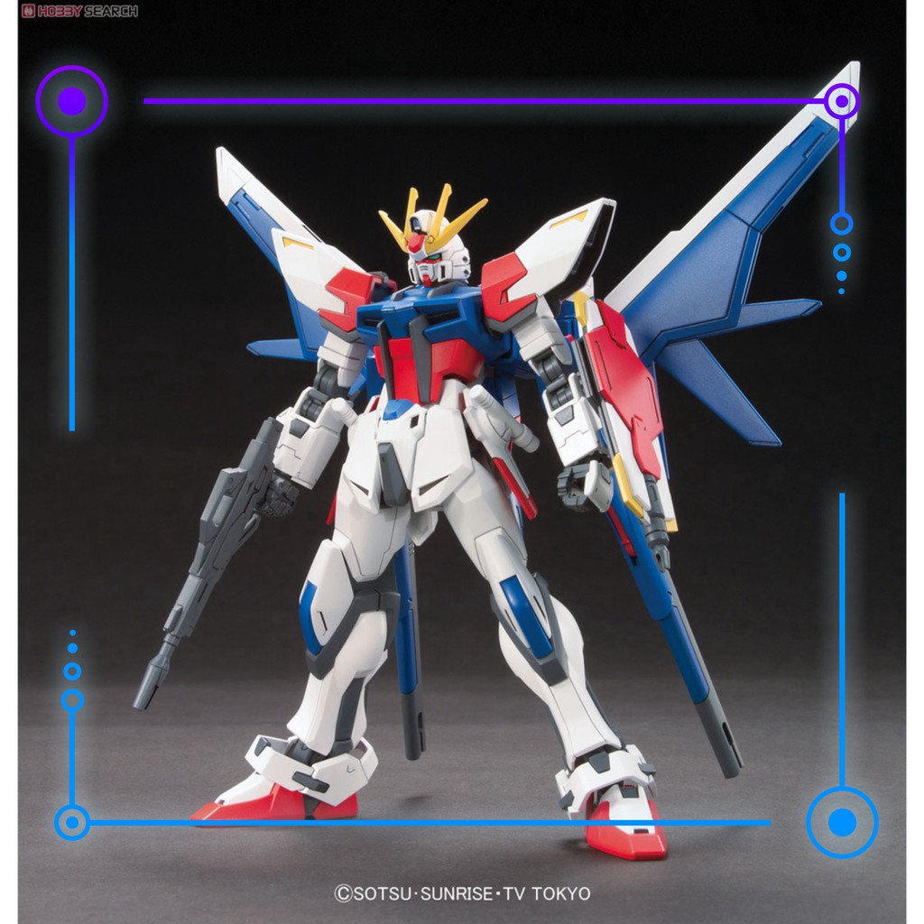 Hàng Mới Mô hình lắp ráp HG Build Strike Gundam Full Package Chất Lượng