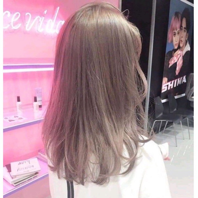 Thuốc nhuộm tóc màu Khói Lạnh(không tẩy) kèm trợ nhuộm 100ml | BigBuy360 - bigbuy360.vn