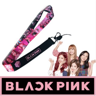 Dây đeo thẻ Black Pink Square Up.