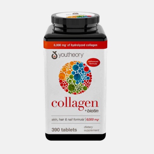 [HÀNG MỸ] Viên Uống Đẹp Da - Chống Lão Hóa Collagen Youtheory - Bổ sung Collagen (Mẫu Mới ) - HỘP 390 Viên | Thế Giới Skin Care