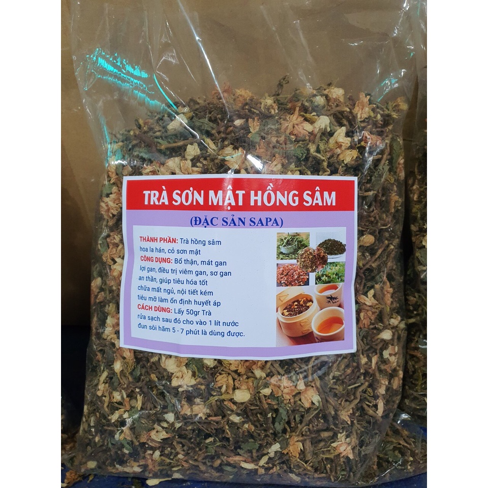1Kg Trà Sơn Mật Hồng Sâm Sapa Loại Thượng Hạng