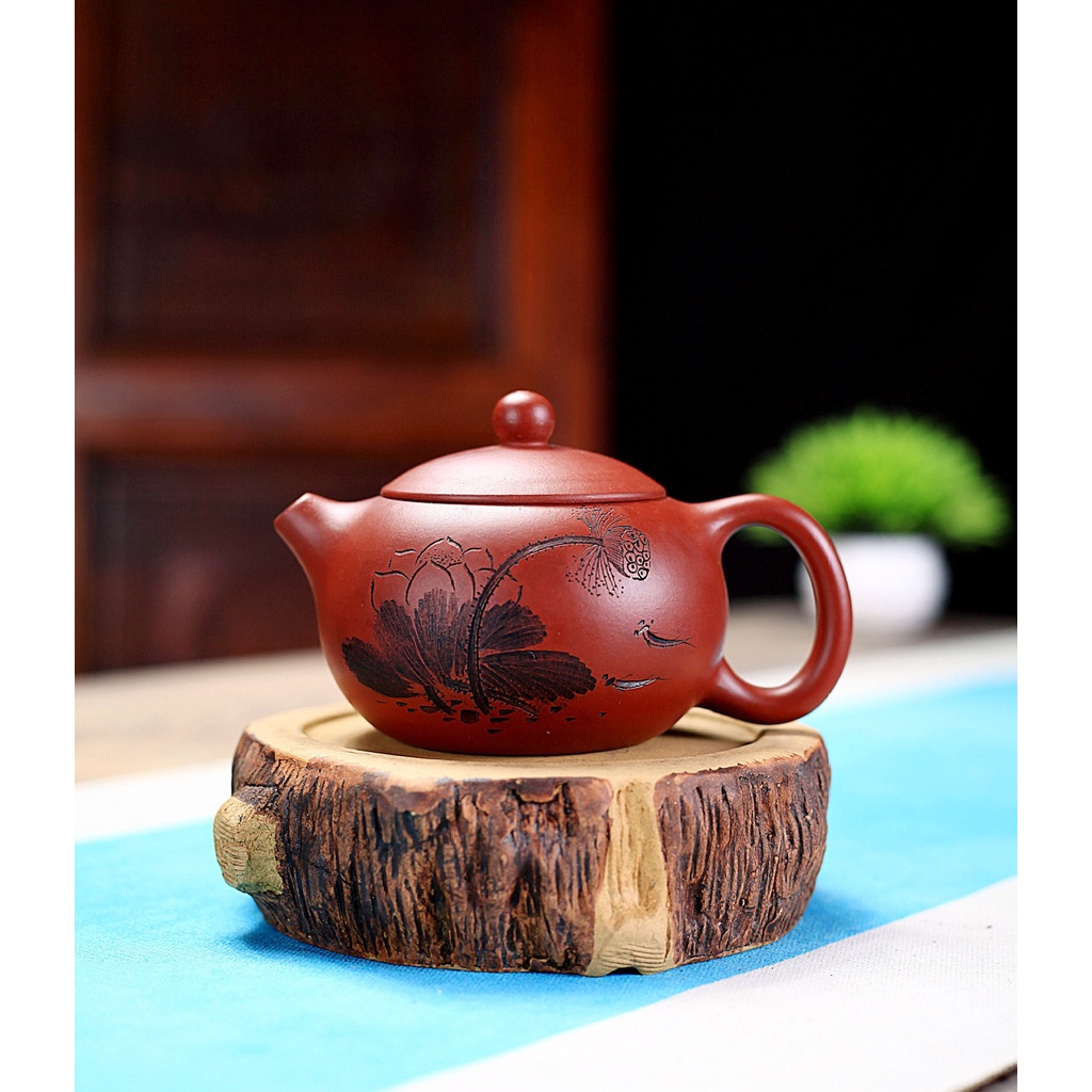 Ấm Tử Sa Nghi Hưng Liên Hương 180 ml (Đại Hồng Bào)
