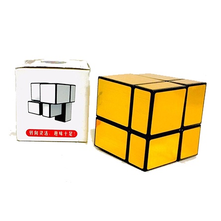 Rubik Mirror Silver gương vàng 2x2 ShengShou quà tặng sáng tạo