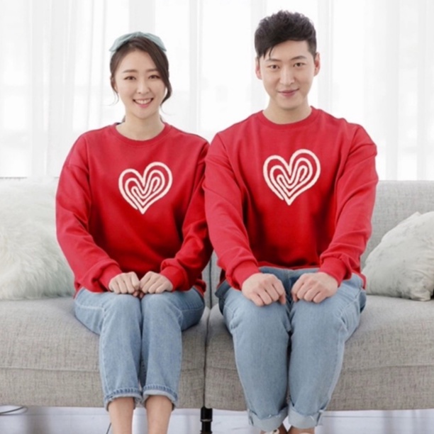 💗🧣💗VIDEO ÁO NỈ BÔNG GIA ĐÌNH SWEATER TRÁI TIM, ÁO NỈ ĐÔI  LOẠI 1 ĐỦ MÀU ĐỦ SIZE