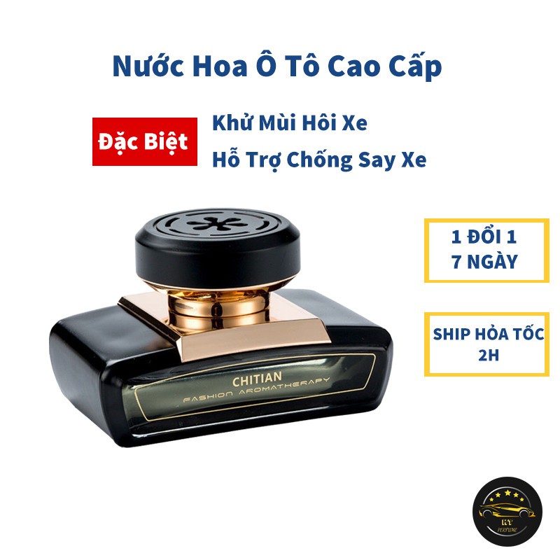 Nước Hoa Ô tô Xe Hơi Cao Cấp CHISTIAN Đặt Taplo Khử Mùi, Hương Dịu Nhẹ, Độc Lạ