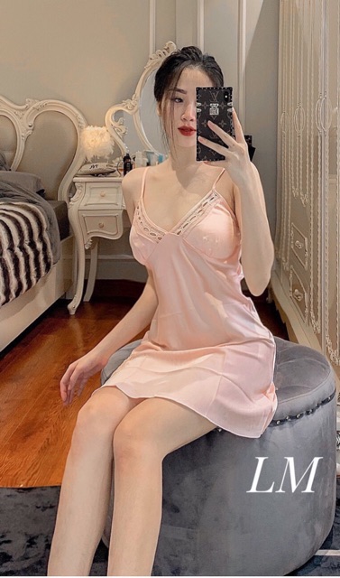 Váy Ngủ , đầm ngủ lụa sexy hàng Quảng Châu cực quyến rũ, cực sang chảnh | BigBuy360 - bigbuy360.vn