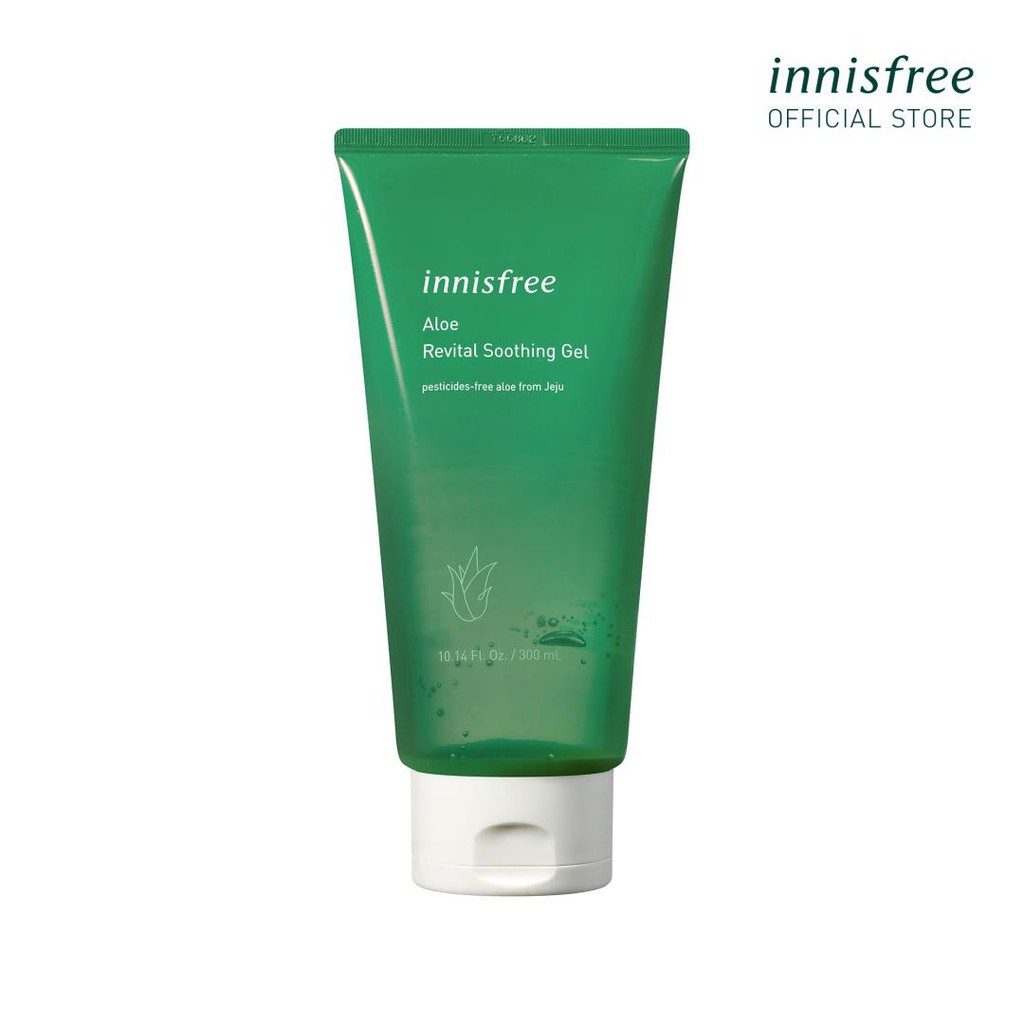 Gel dưỡng ẩm đa năng từ nha đam tươi innisfree Aloe Revital Soothing Gel 300ml