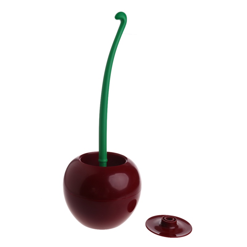 Bàn Chải Chà Toilet Bằng Nhựa Hình Quả Cherry Dễ Thương