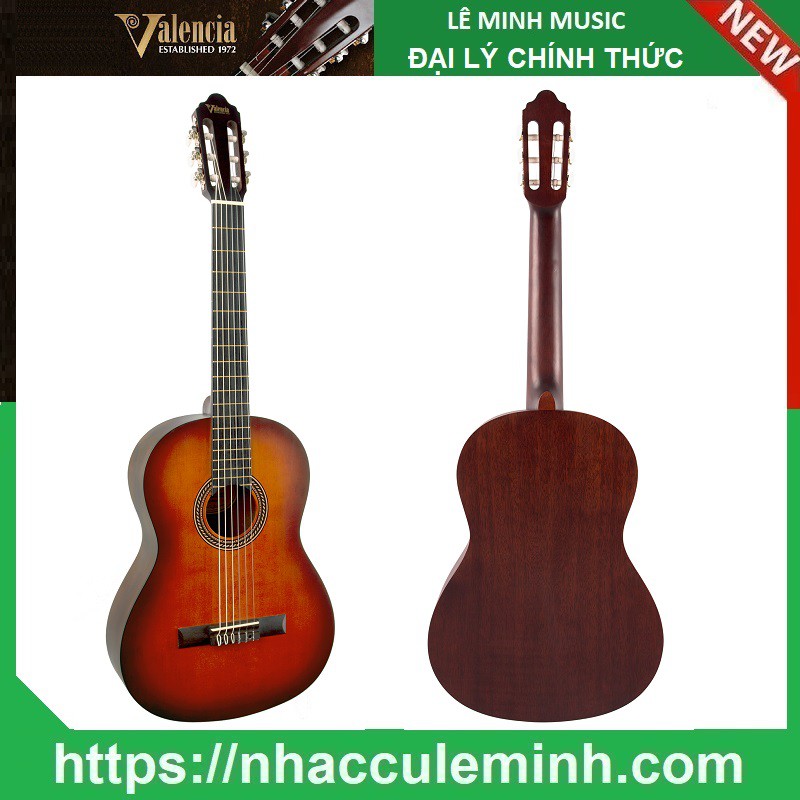 Guitar Classic Valencia VC 200 ( Size 4/4 , 3/4 , 1/2 ,1/4 )