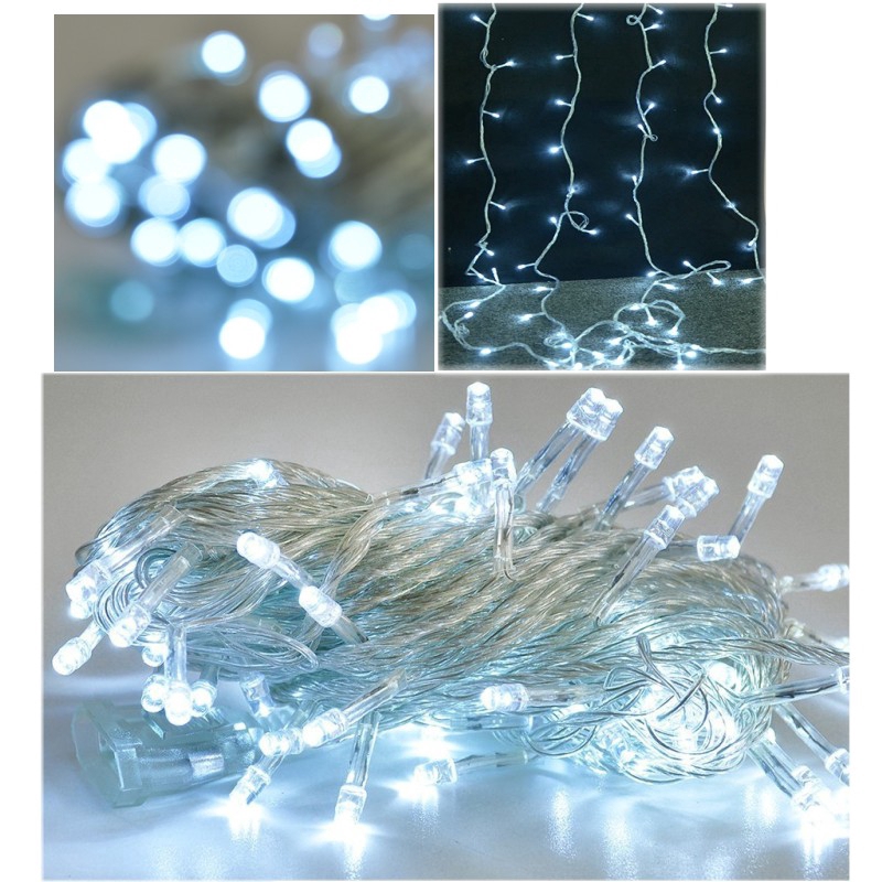 Dây đèn LED dài 10M với 100 bóng dùng trang trí không gian tiệc
