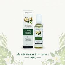 Dầu dừa Vitamin E Milaganics 100ml