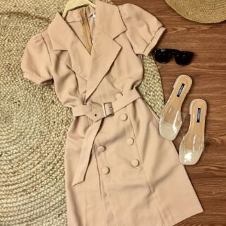 Đầm Vest nút bọc