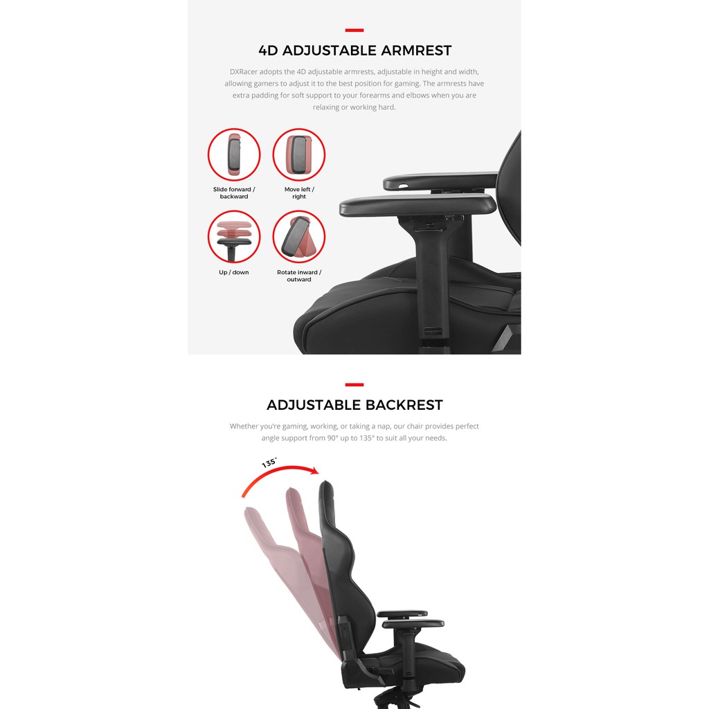 [ GIÁ SỐC ] - [ HOT ] - [ RẺ VÔ ĐỊCH ] - Ghế DXRacer G Series GC - Chính Hãng Việt Nam - Mới 100%