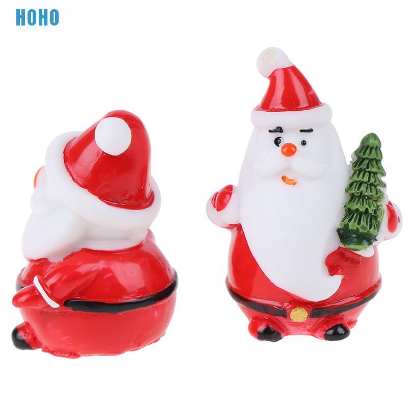 Mô Hình Ông Già Noel / Người Tuyết Bằng Nhựa Dùng Trang Trí Tiểu Cảnh