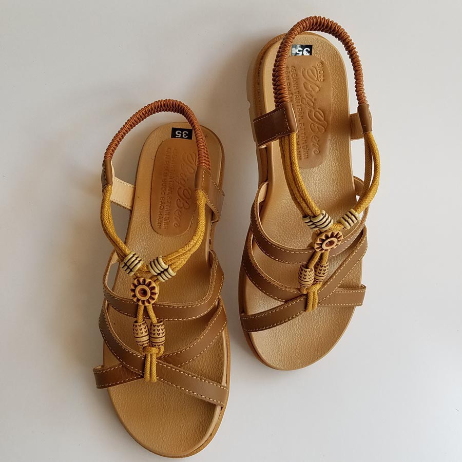 Sandal Nữ BIGBEN Da Bò Thật Cao Cấp SDN35