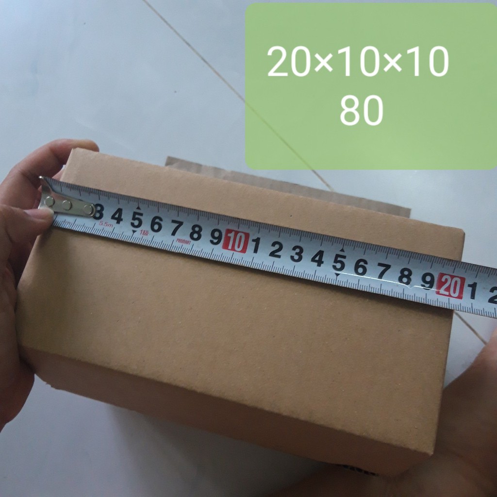 80 hộp carton  20x10x10 cm