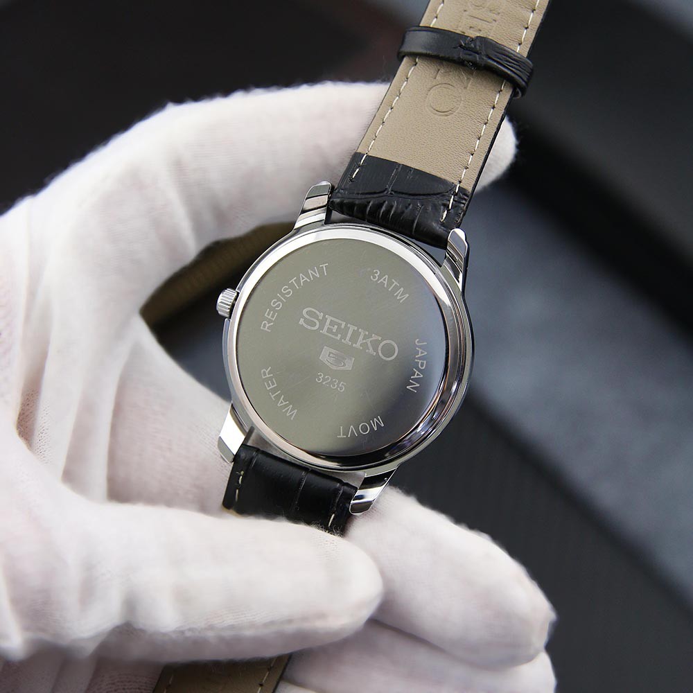 Đồng hồ nam dây da SE3235 mặt kính chống nước chống xước thiết kế lịch lãm 2 màu sang trọng | BigBuy360 - bigbuy360.vn