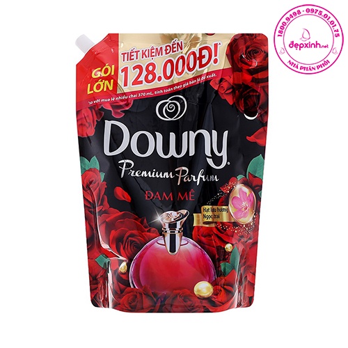 Túi nước xả làm mềm vải đậm đặc Downy hương đam mê 2.2L