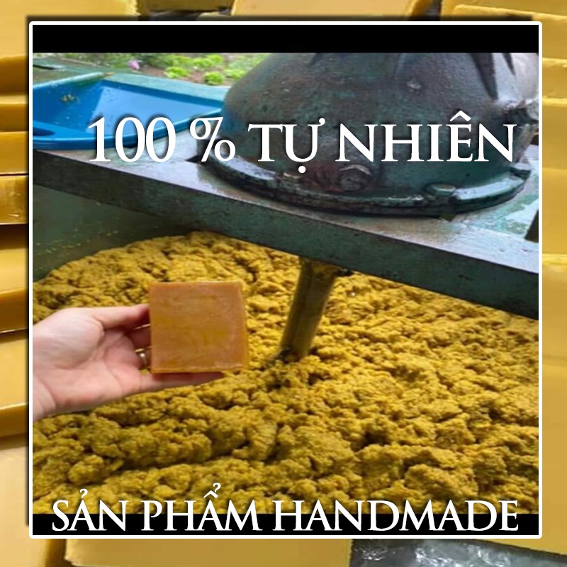 Xà bông nghệ tươi thiên nhiên HANDMADE | Tặng 1 túi lưới tạo bọt