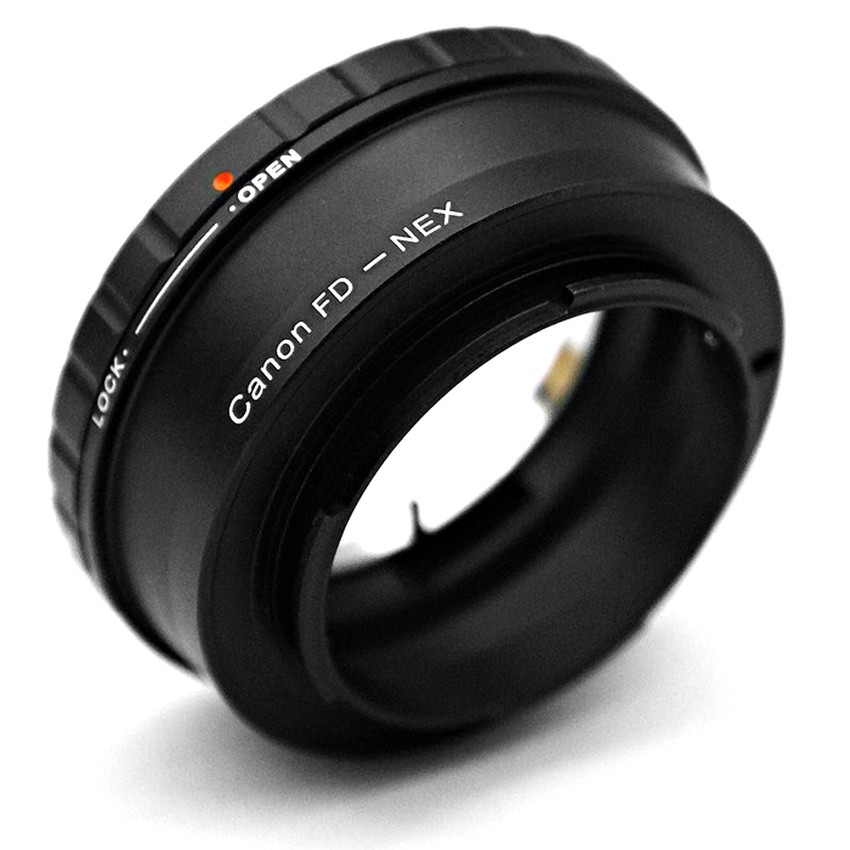 Ngàm chuyển Mount Canon FD-Nex (Đen).  