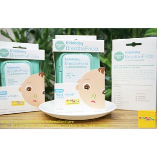 Giấy lau mũi, ngực BREATHEFRIDA cho bé trên 3 tháng