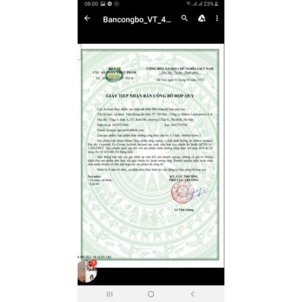 Sữa Abbott Grow Gold 3+ 1,7kg