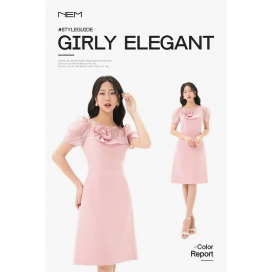 Váy nem hồng size 2=s
