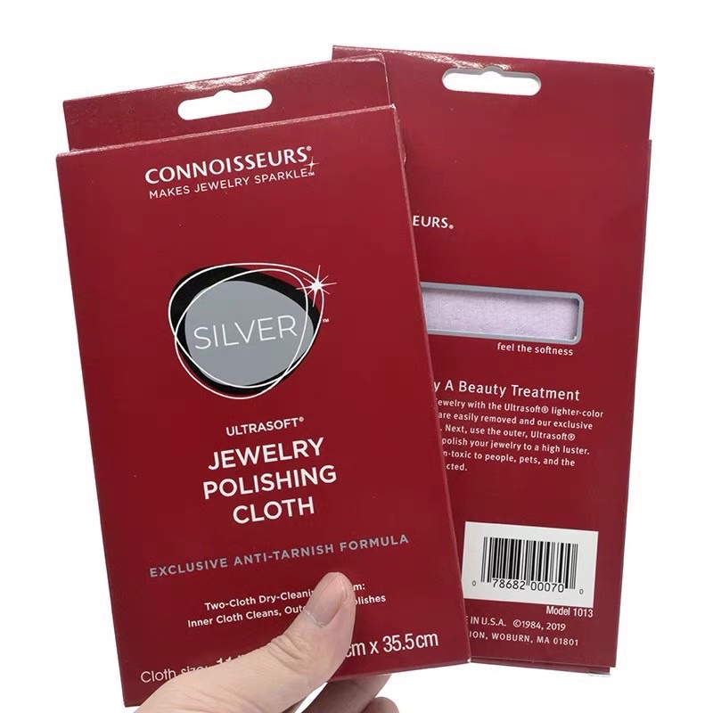 Khăn lau bạc - Khăn lau vàng- Nước rửa bạc chĩnh hãng CONNOISSEURS